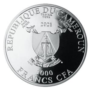 Cameroon / Silver Ounce 2021 Success In Your Hands - obverse photo