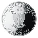 Silver Ounce 2021 Success In Your Hands: Photo Coin, Cameroon, Silver Ounce 2021 Success In Your Hands / thumbnail