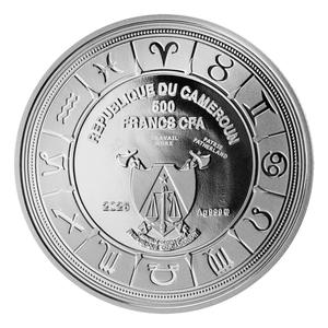 Cameroon / Silver Ten Grams 2025 Zodiac - Pisces - obverse photo