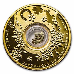 Cameroon / Silver Half Ounce 2022 Lucky Seven - Goldfish - obverse photo