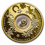 Silver Half Ounce 2022 Lucky Seven - Goldfish: Photo Coin, Cameroon, Silver Half Ounce 2022 Lucky Seven - Goldfish / thumbnail