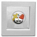 Silver Ten Grams 2022 Faith, Hope, Love: Photo Coin, Cameroon, Silver Ten Grams 2022 Faith, Hope, Love / thumbnail
