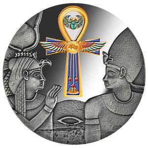 Cameroon / Silver Ounce 2020 Egyptian Ankh - reverse photo