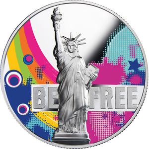 Cameroon / Two Ounces Silver 2018 Be Free - reverse photo