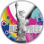 Two Ounces Silver 2018 Be Free: Photo Coin, Cameroon, Two Ounces Silver 2018 Be Free / thumbnail