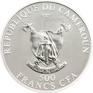Cameroon / Silver Half Ounce 2010 Zodiac - Aries - obverse photo