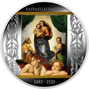Cameroon / Five Hundred Francs 2020 Sistine Madonna - reverse photo
