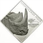 Silver Two Ounces 2010 Black Rhinoceros: Photo Coin, Cameroon, Silver Two Ounces 2010 Black Rhinoceros / thumbnail
