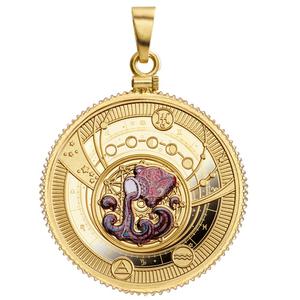 Cameroon / Five Hundred Francs Gold 2018 Aquarius - reverse photo