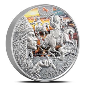 Cameroon / Silver Two Ounces 2024 Comanche - reverse photo