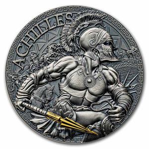 Cameroon / Silver Two Ounces 2023 Achilles - reverse photo