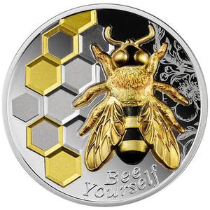 Cameroon / Silver Ounce 2021 Always Bee Yourself - reverse photo