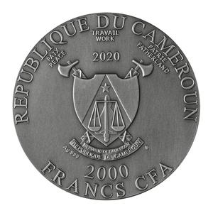 Cameroon / Silver Two Ounces 2020 Buddha - obverse photo