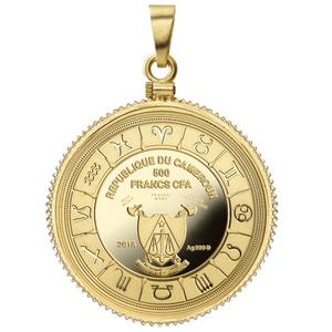 Cameroon / Five Hundred Francs Gold 2018 Libra - obverse photo