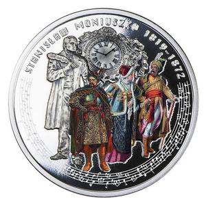 Cameroon / Silver Ounce 2019 Stanisław Moniuszko - reverse photo