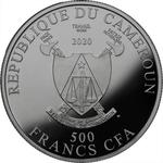 Five Hundred Francs 2020 Year of the Rat: Photo Coin, Cameroon, Five Hundred Francs 2020 Year of the Rat / thumbnail