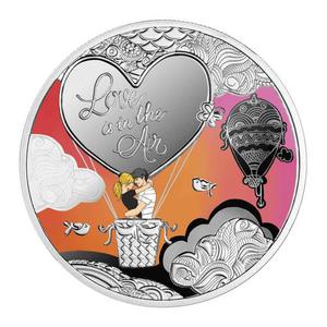 Cameroon / Silver Ten Grams 2021 Love is in the Air - reverse photo