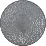 Silver Three Ounces 2022 Dot Art - Egypt Pyramid: Photo Coin, Cameroon, Silver Three Ounces 2022 Dot Art - Egypt Pyramid / thumbnail