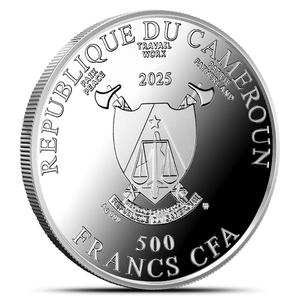 Cameroon / Five Hundred Francs Silver 2025 Wedding - obverse photo