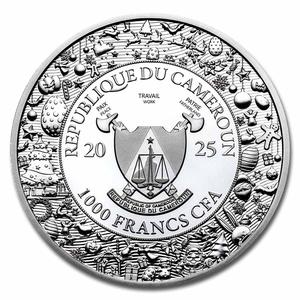 Cameroon / Silver Ounce 2025 Precious Family Moments - New Year - obverse photo