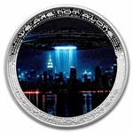 Silver Two Ounces 2025 UFO Above City: Photo Coin, Cameroon, Silver Two Ounces 2025 UFO Above City / thumbnail