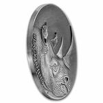 Silver Two Ounces 2023 Black Rhino: Photo Coin, Cameroon, Silver Two Ounces 2023 Black Rhino / thumbnail