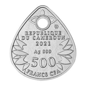 Cameroon / Five Hundred Francs 2021 Dragonfly - obverse photo