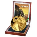 Gold Five Ounces 2018 Big Five - Elephant: Photo Coin, Cameroon, Gold Five Ounces 2018 Big Five - Elephant / thumbnail