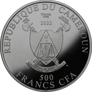 Cameroon / Five Hundred Francs 2022 Year of the Tiger - obverse photo