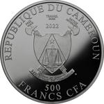 Five Hundred Francs 2022 Year of the Tiger: Photo Coin, Cameroon, Five Hundred Francs 2022 Year of the Tiger / thumbnail