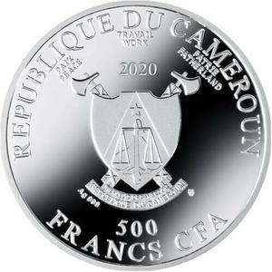Cameroon / Five Hundred Francs 2020 Transfiguration of Jesus - obverse photo