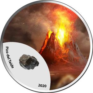 Cameroon / Silver Ounce 2020 Pico del Teide - reverse photo