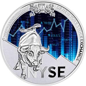 Cameroon / One Ounce Silver 2017 NYSE - reverse photo