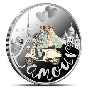 Cameroon / Five Hundred Francs Silver 2025 Wedding - reverse photo