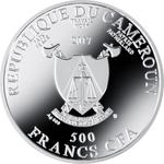 Five Hundred Francs 2017 Cockerel on a Stick: Photo Coin, Cameroon, Five Hundred Francs 2017 Cockerel on a Stick / thumbnail