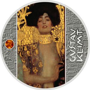 Cameroon / Five Hundred Francs Silver 2020 Gustav Klimt - Judith I - reverse photo