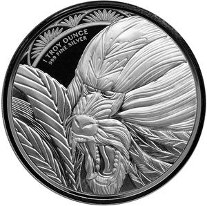 Cameroon / Silver Ounce 2022 Mandrill - reverse photo