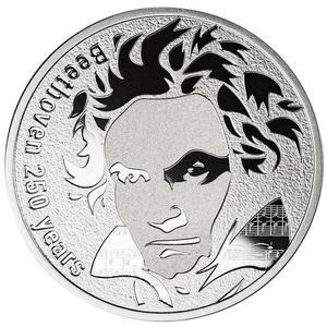 Cameroon / Silver Ounce 2020 Beethoven - reverse photo