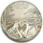 Cameroon / One Thousand Francs Silver 2011 Forever Love / Antique Finish - reverse photo