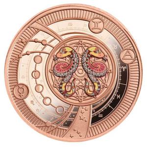 Cameroon / Silver Ten Grams 2021 Zodiac - Gemini - obverse photo