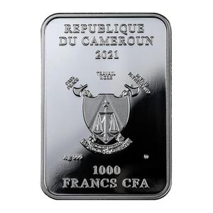 Cameroon / Silver Ounce 2021 Tarot - Strength - obverse photo