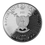 Silver Ounce 2021 Mercury: Photo Coin, Cameroon, Silver Ounce 2021 Mercury / thumbnail