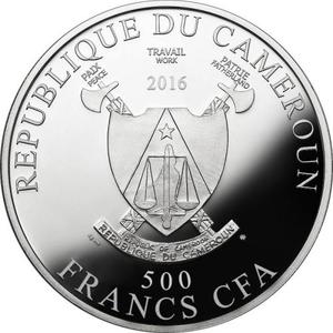 Cameroon / Five Hundred Francs 2016 All the Colours of Life - obverse photo