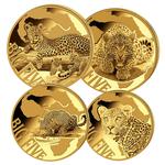 Gold Ounce 2017 Big Five - Leopard: Photo Coin, Cameroon, Gold Ounce 2016 Big Five - Leopard / thumbnail