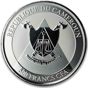 Cameroon / Silver Ounce 2019 Cheetah - obverse photo