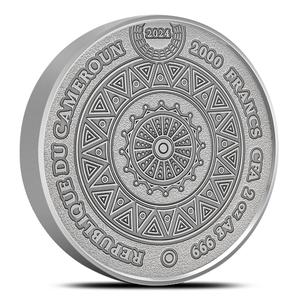Cameroon / Silver Two Ounces 2024 Comanche - obverse photo