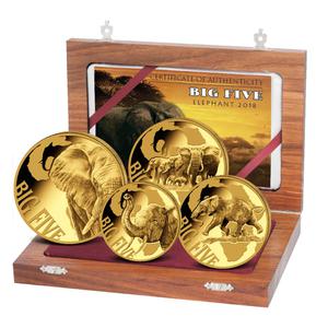Cameroon / Gold Ounce 2018 Big Five - Elephant - obverse photo