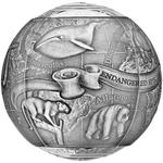 Seven Ounces Silver 2017 S.O.S. To The World: Photo Coin, Cameroon, Seven Ounces Silver 2017 S.O.S. To The World / thumbnail