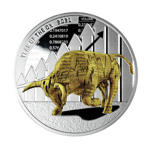 Cameroon / Silver Ounce 2021 Year of the Ox - reverse photo