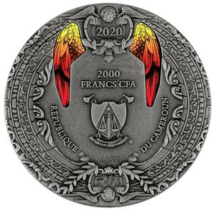 Cameroon / Silver Two Ounces 2020 Archangel Michael - obverse photo
